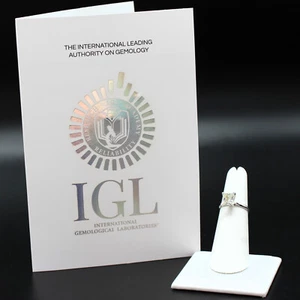 ENORME ANILLO DE BODA SOLITARIO DIAMANTE NATURAL REAL 2,01 QUILATES 14K TALLA 5 - Imagen 1 de 18