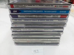 Classical cd lot of 11 all strings Vivaldi Rawsthorne American Grieg Szymanowski - Picture 1 of 13