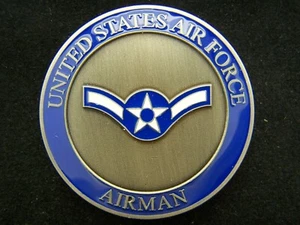 US Air Force Airman Rank Challenge Coin - Picture 1 of 2