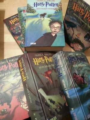 Harry Potter Büchersammlung Band 1-7 komplett, deutsch, gebunden, B-Ware Akzepta - Bild 1 von 2