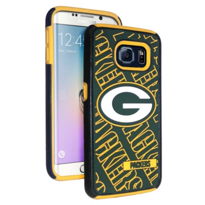 Funda de 2 capas con licencia oficial de la NFL Green Bay Packers para Galaxy S6 Edge Foto 1 de 4