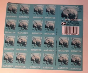 (5) USPS Save Seekühe Hefte - 100 Forever Briefmarken Briefmarken Wert 78,00 - Bild 1 von 2