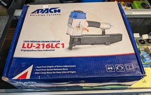 Apach LU-216LC1 16 Gauge Medium Crown Stapler, 7/16" Crown, 1" to 2" Length NEW - Picture 1 of 7