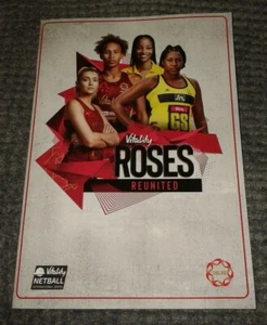 Netball Vitality Roses Reunited 2021 Series Programm England. v Jamaika - NEU - Bild 1 von 1