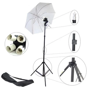 DynaSun JDD8KIT 4in1 Studio Set Stativ mit Lampenfassung Schirm x Blitze Lampen - Bild 1 von 1