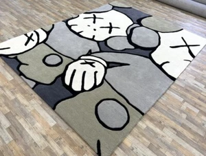 Rug Hand Tufted Abstract Country Oriental Wool Rug Designer Rug Living Room. - Picture 1 of 6