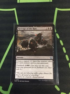 MTG Magic The Gathering Revenge Of The Rats FDN Black Sorcery - Picture 1 of 1