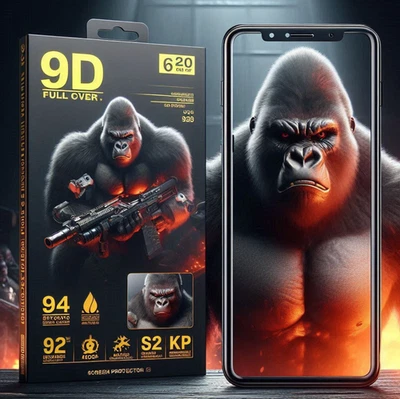 9D Gorilla Tempered Glass Protector For Samsung Galaxy S25 ULTRA S24 S23 S22 S21 - Image 1 of 4