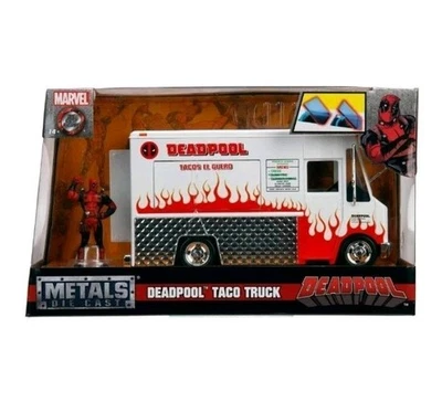 1:24 Deadpool Taco Truck Die Cast Vehicle with 2.75in Figure #99730 - Image 1 of 4
