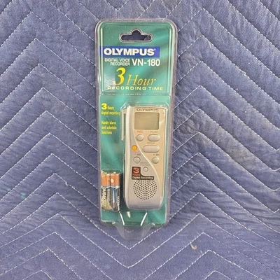 Olympus VN-180 Handheld Digital Voice Recorder 3 Hours - Image 1 of 3