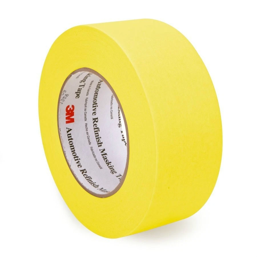 3M 06656 Paper Automotive Refinish Tape 2 Inch, Yellow 1 Roll - Image 1 of 1
