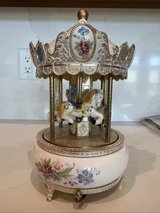 Vintage San Francisco Music Box Co. Merry-Go-Round  Video - Picture 1 of 14