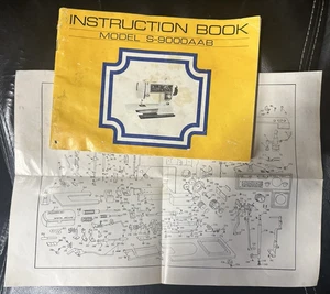 Dressmaker S-9000 AAB Sewing Machine Instruction Book Part Identification L#EB79 - Picture 1 of 6