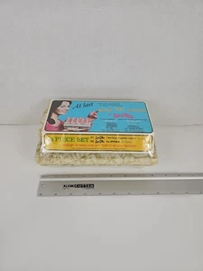 Vintage Lady Ellen set 53 pezzi rulli magnetici doppia impugnatura clip scatola NOS - Foto 1 di 10