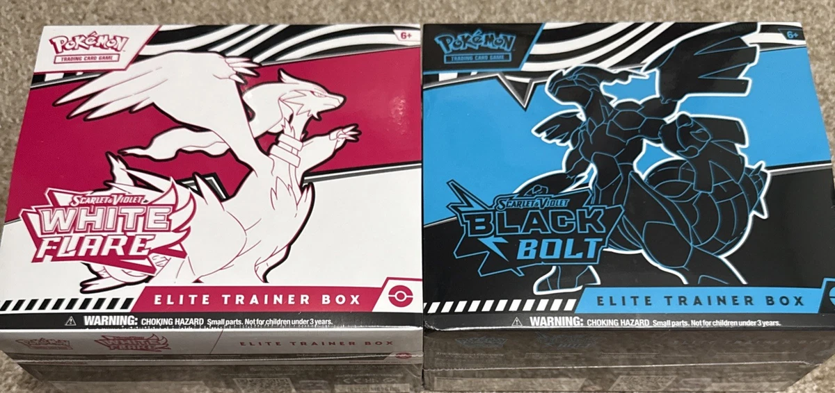 Pokémon TCG Black & White Sealed Collectible Card Game Boxes in
