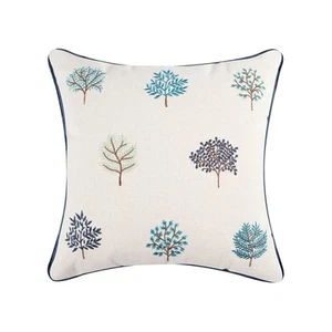 Cuscino albero ricamato marina forestale inglese - Levtex Home - Foto 1 di 3