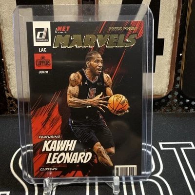 2022-23 Donruss Net Marvels Press Proof Gold #1 Kawhi Leonard Spurs - Image 1 of 2