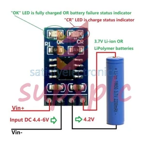 3.7V 4.2V MPPT Solar Controller Lithium Battery Charging 1A Charger Module - Picture 1 of 7