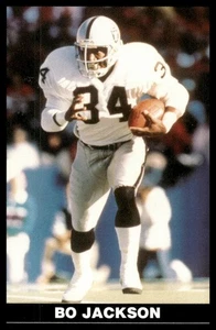 1990 Bo Jackson (Black & Blue Border) (unlicensed) #NNO Bo Jackson Raiders NM+ - Picture 1 of 2