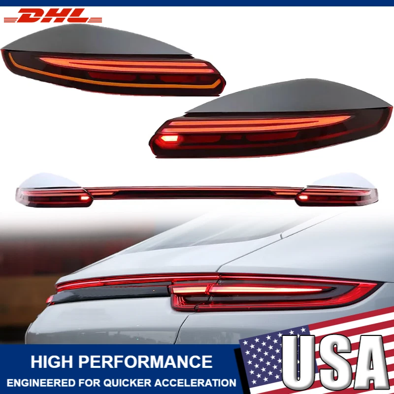 Luz de freno trasera LED estilo 971 actualización para Porsche Panamera 2010-2016 Foto 1 de 4