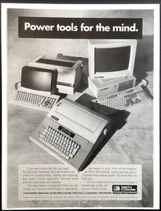 1991 Smith Corona Typewriter Computer PC vintage Print Ad Advertisement - Picture 1 of 1