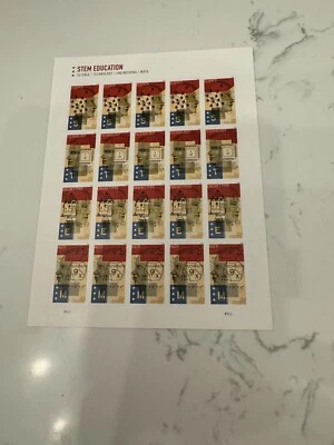 2018 STEM education Pane of 20 Forever Stamps MNH #5276-5279 - Image 1 of 3