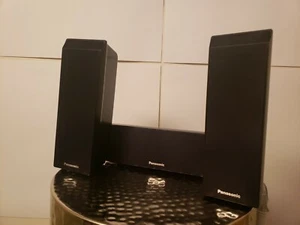 Panasonic 3 pc speaker set 1 SB-HC750 & 2 SB-HF750 Home Theater Surround Sound - Picture 1 of 5