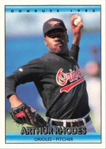 1992 Donruss Baseball Arthur Rhodes Baltimore Orioles #727 - Picture 1 of 2