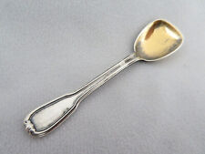 Lucrezia by Buccellati, Italy Sterling Silver w/ Gilt Bowl Salt Spoon 