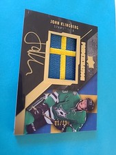 2015-16 John Klingberg UD Black Pride of a Nation Sweden Autograph Auto /99