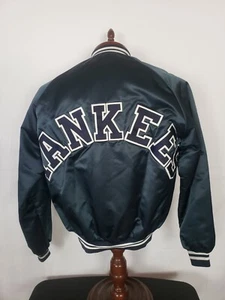 🚨🔥Vintage Chalk Line S New York Yankees Starter Style Spellout Rare Jacket EUC - Picture 1 of 11