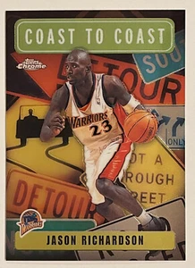 2002-03 Topps Chrome Coast to Coast Jason Richardson #CC18  - Imagen 1 de 2