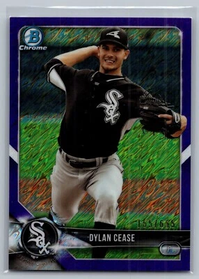 2018 Bowman Chrome Prospects #BCP175 Dylan Cease /655 Purple Shimmer - Image 1 of 2