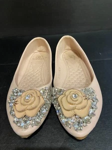 Camilia Schuhe geschlossen Strass flach rosa nude Größe 38  - Bild 1 von 7