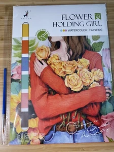 Watercolor Painting Book Kit, Watercolor Workbook, Coloring Books - Picture 1 of 2