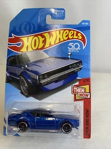 2018 Hot Wheels #118 Then and Now 1/10 NISSAN SKYLINE 2000 GT-R Blue w/BlackSt8  - Picture 1 of 2