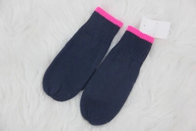 J. Mitones de punto Crewcuts para niñas azul marino rosa talla M BC428 NUEVOS CON ETIQUETAS $34 Foto 1 de 4