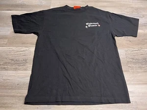 Nightmare Studios T-Shirt Streetwear Le Monde Est A Nous-Anvers Black Sz Medium - Picture 1 of 8