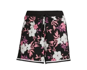 SECRET TREASURES WomensPJs Sleep Shorts Size Small 4-6 Floral Pockets New - Picture 1 of 6