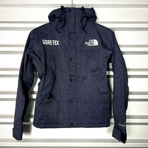The North Face GTX Mountain Jacket Denim Blue TNF Black Men's Size XXS $450.00 - Picture 1 of 7