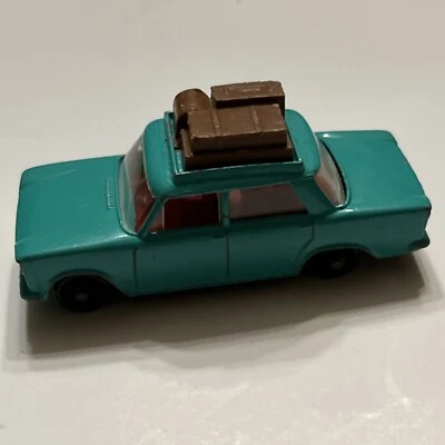 Lesney Matchbox Series #56 Fiat 1500 bagageiro bagageiro carro de brinquedo fundido 1965 - Imagem 1 de 4
