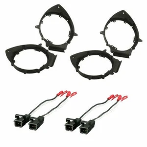 Car Door Speaker Adapter 6.5" 6.75" for Cadillac Chevrolet GMC Speaker Harness - Picture 1 of 1