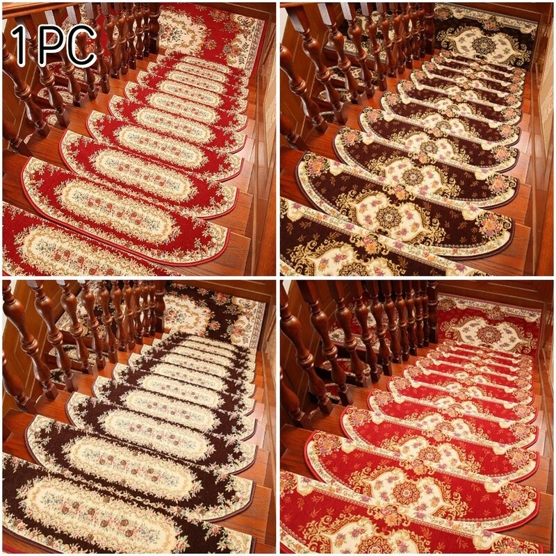 1PC Europäische Treppe Gewinde Teppich Selbstklebend Rutschfest Boden Schutz Pad - Bild 1 von 4