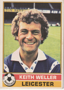 Topps Gum Card Footballers 1977 Red Back Keith Weller Leicester City