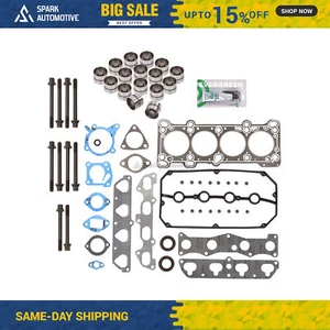 Head Gasket Set Bolts Lifters Fit 01-02 Kia Rio 1.5 DOHC 16V A5D - Bild 1 von 12