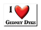 Gedney Dyke, Lincolnshire, England - Fridge Magnet Souvenir Uk