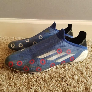 Adidas X Speedflow+ + Plus Size 9 US Laceless Soccer Cleats Boots No Laces Speed - Picture 1 of 23