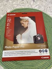 Canon Professional Photo Paper Pro 8x 10" PR-101 Sealed Box 20 Sheets Ink Jet