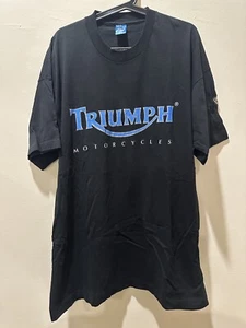 Vintage Rare Triumph Motorcycle Made In Great Britain Tshirt  1990s - Picture 1 of 3
