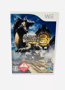 Nintendo Wii Game Monster Hunter 3 Japanese Version Capcom Action RPG 2009 JPN - Picture 1 of 3